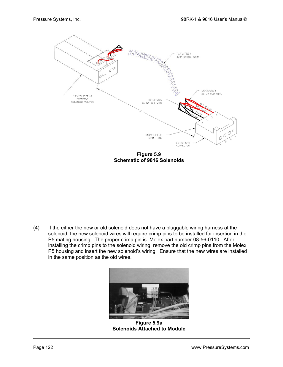 Pressure Systems 98RK-1 User Manual | Page 124 / 153