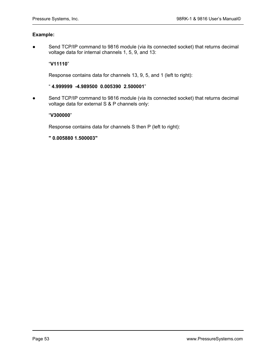 Pressure Systems 98RK-1 User Manual | Page 55 / 153