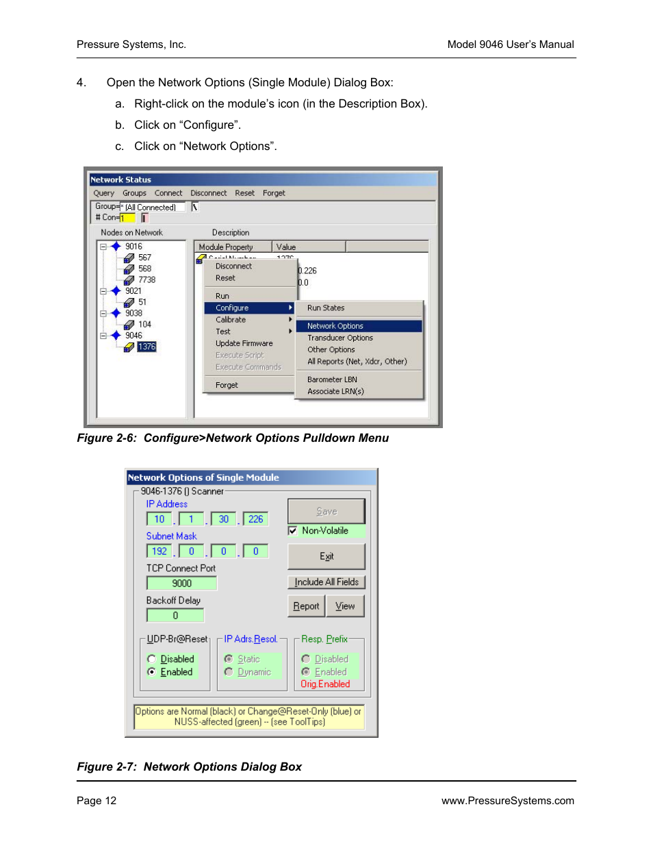 Pressure Systems 9046 User Manual | Page 18 / 72
