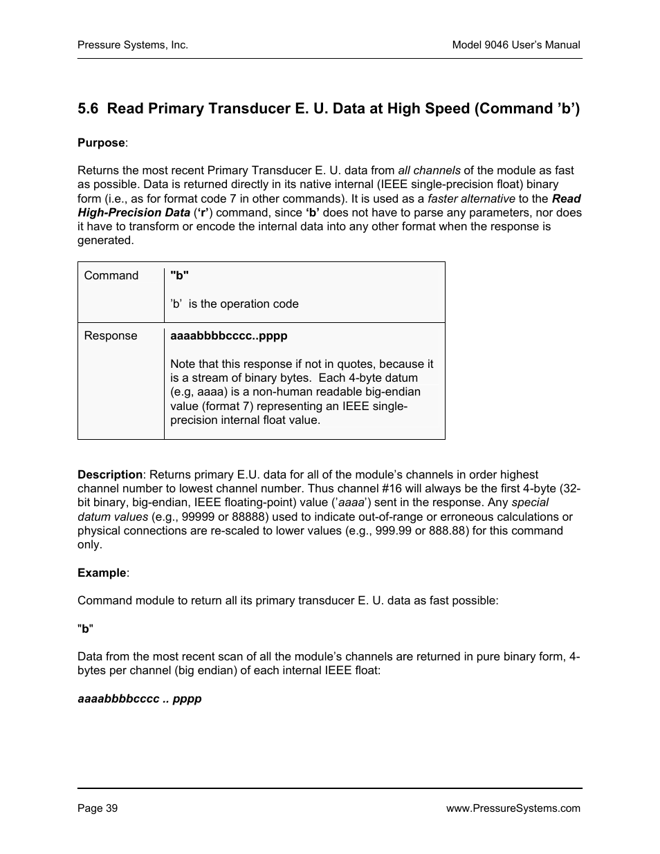 Pressure Systems 9046 User Manual | Page 45 / 72