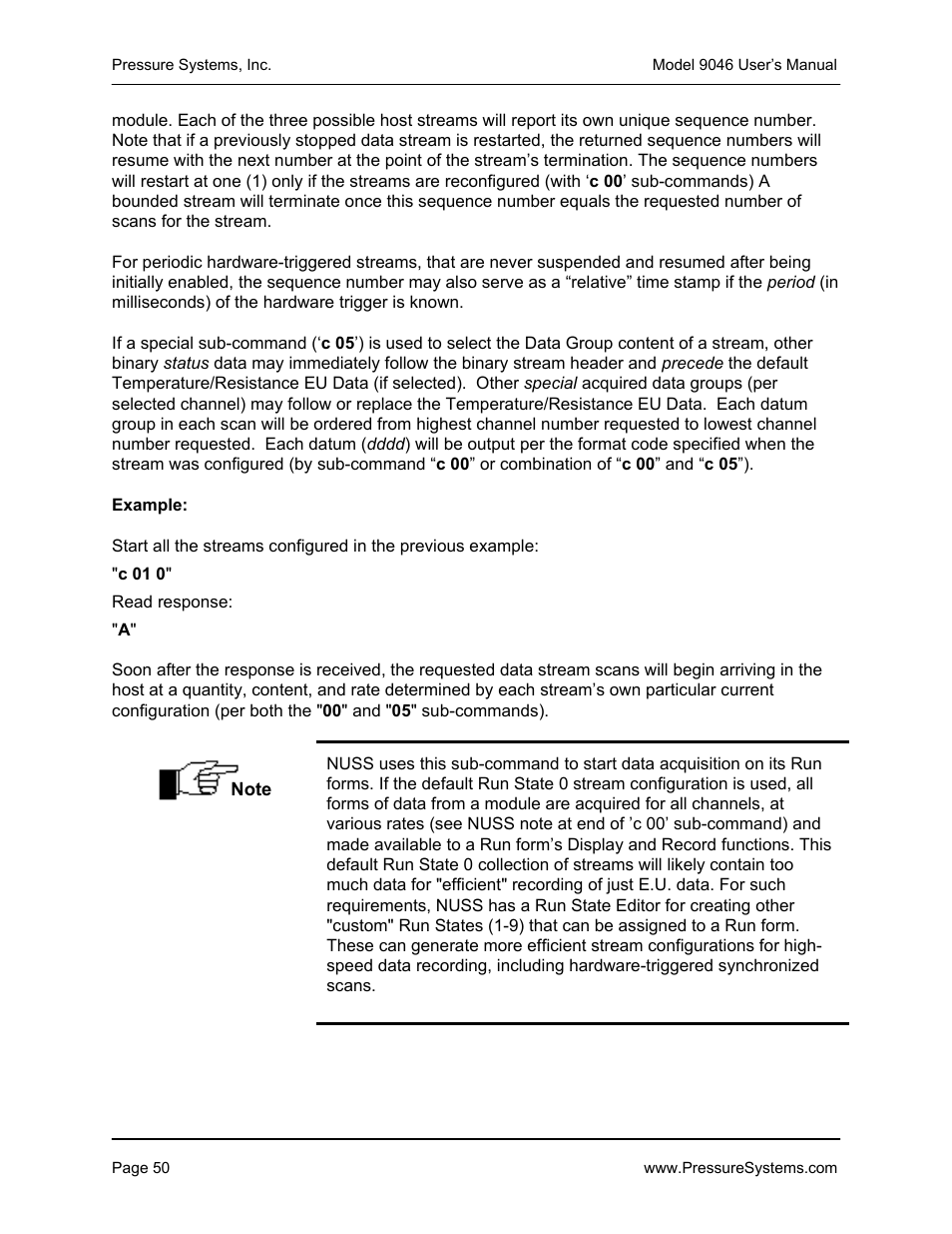 Pressure Systems 9046 User Manual | Page 56 / 72