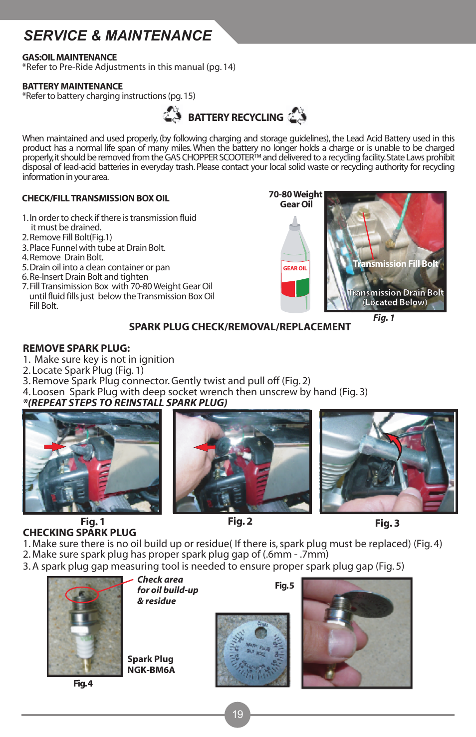 Service & maintenance | Electra Accessories 88969 User Manual | Page 20 / 27