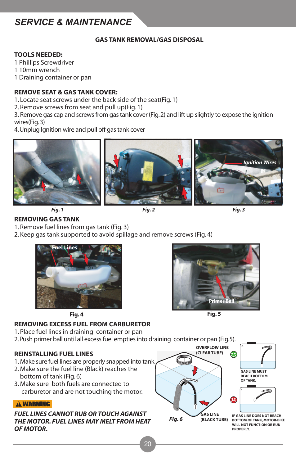Service & maintenance | Electra Accessories 88969 User Manual | Page 21 / 27