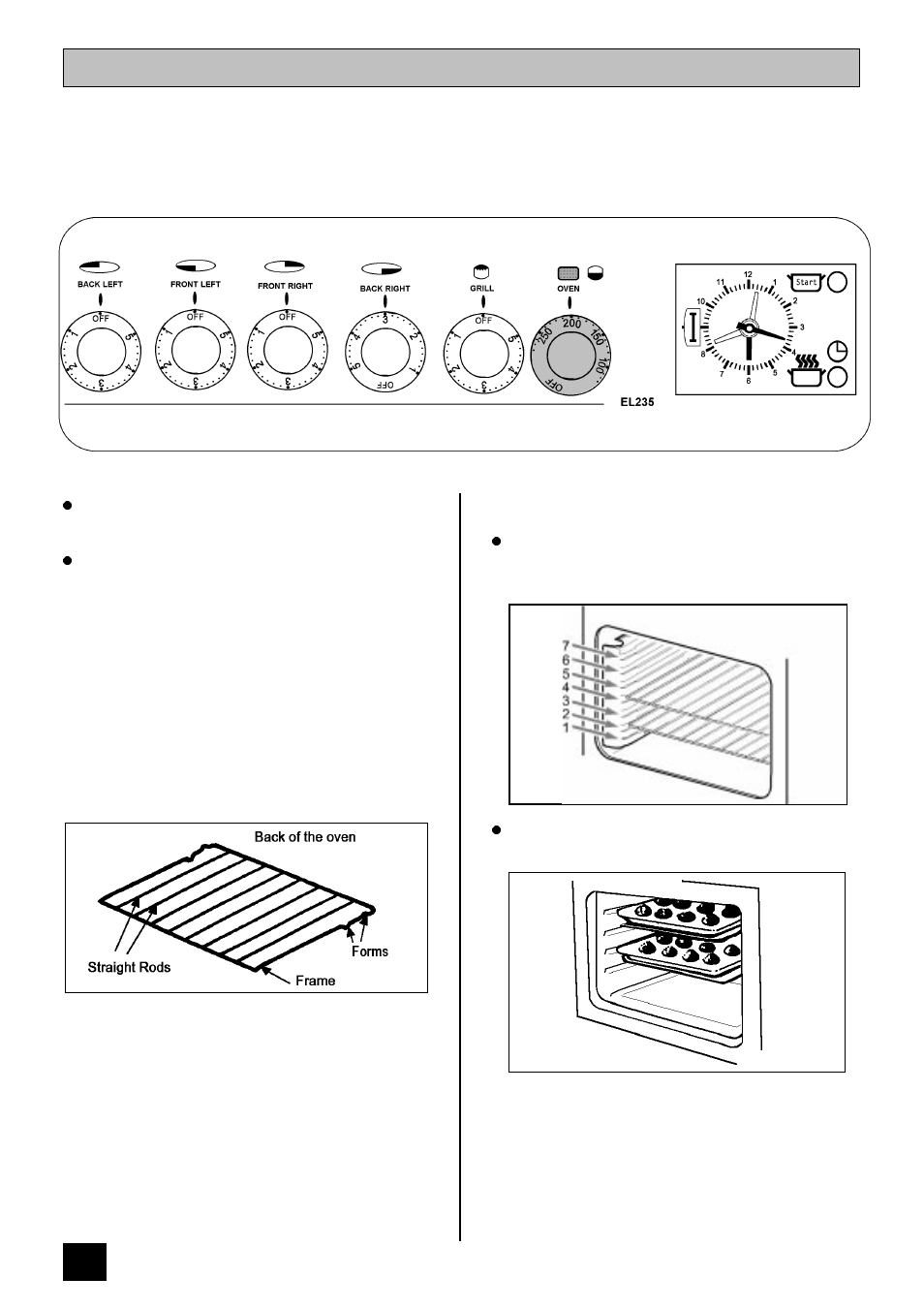 The oven | Electra Accessories U02004 EL 235 User Manual | Page 18 / 28