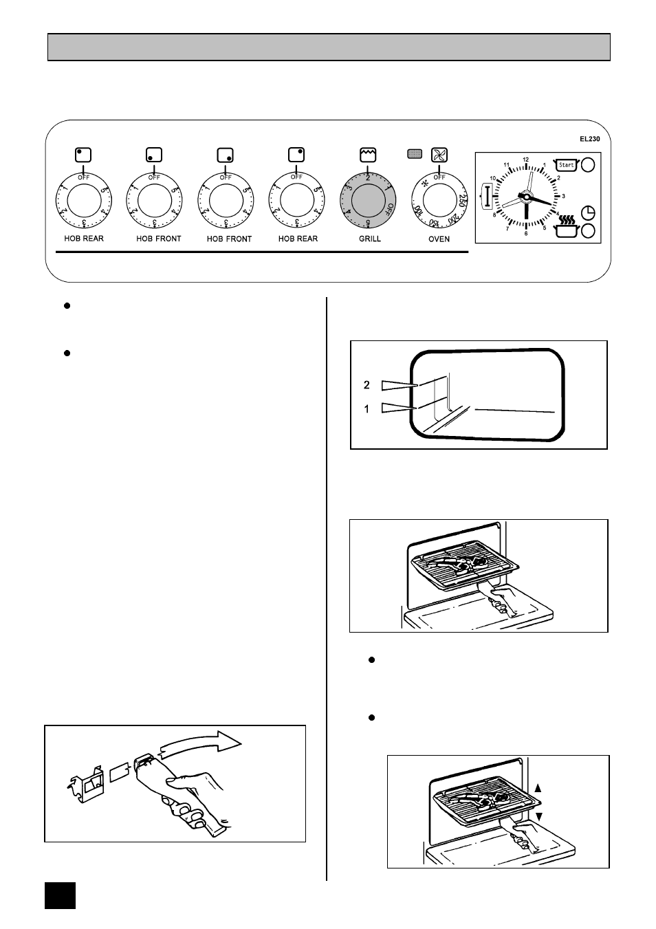 The grill | Electra Accessories U02002 230W/I User Manual | Page 16 / 28