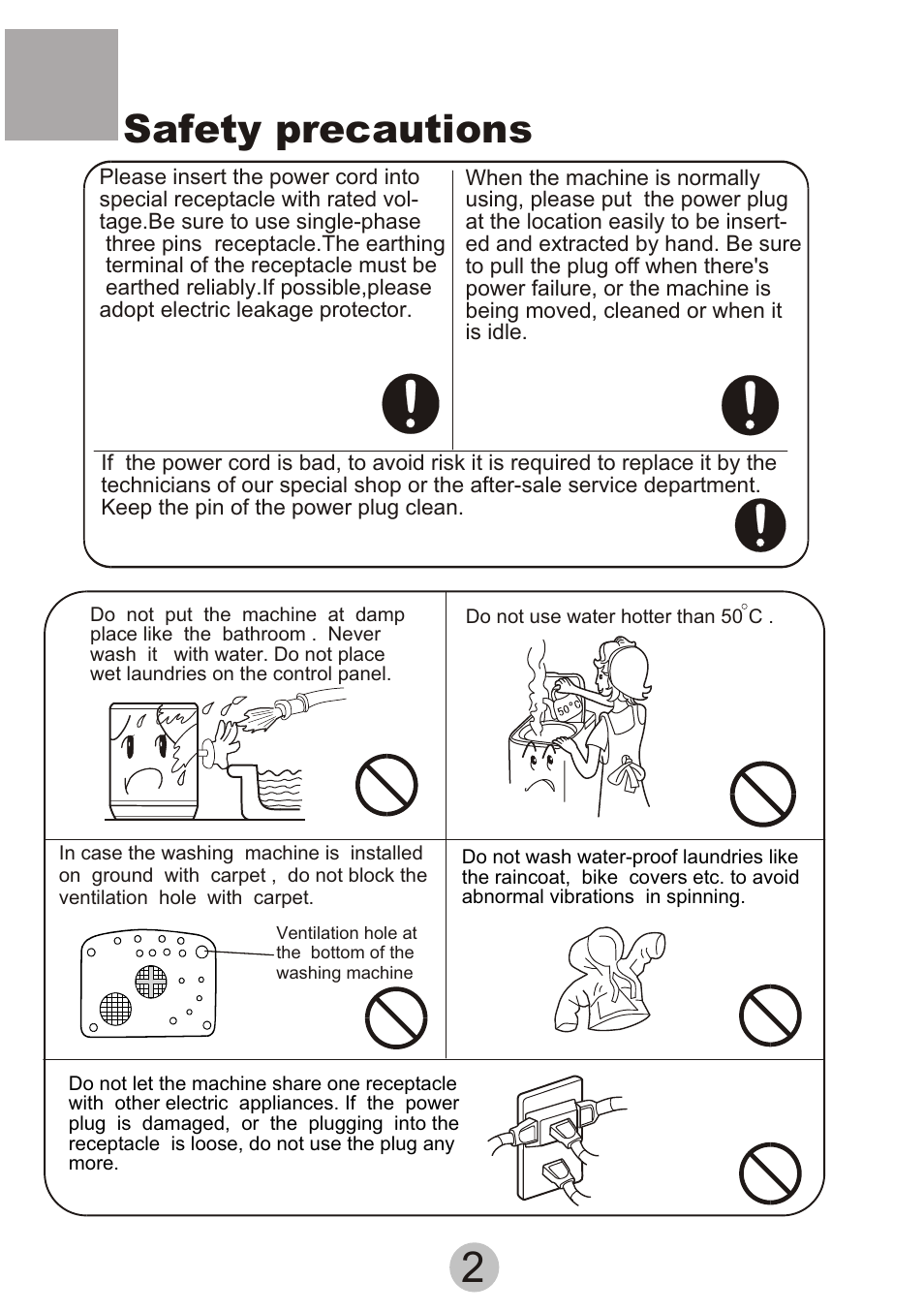 Т³гж 4, Safety precautions | Electra Accessories EW-2001MS User Manual | Page 4 / 11