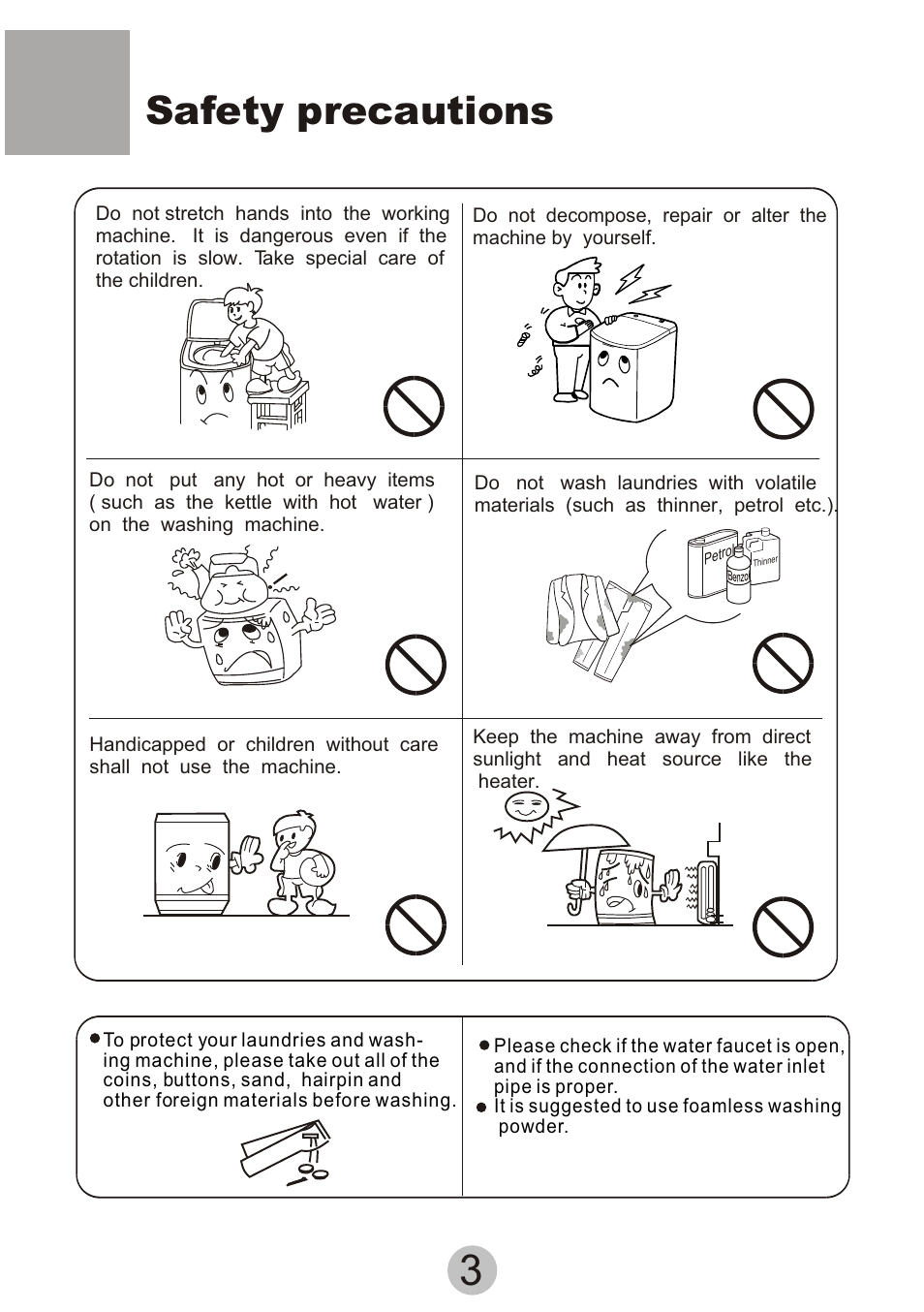 Т³гж 5, Safety precautions | Electra Accessories EW-2001MS User Manual | Page 5 / 11