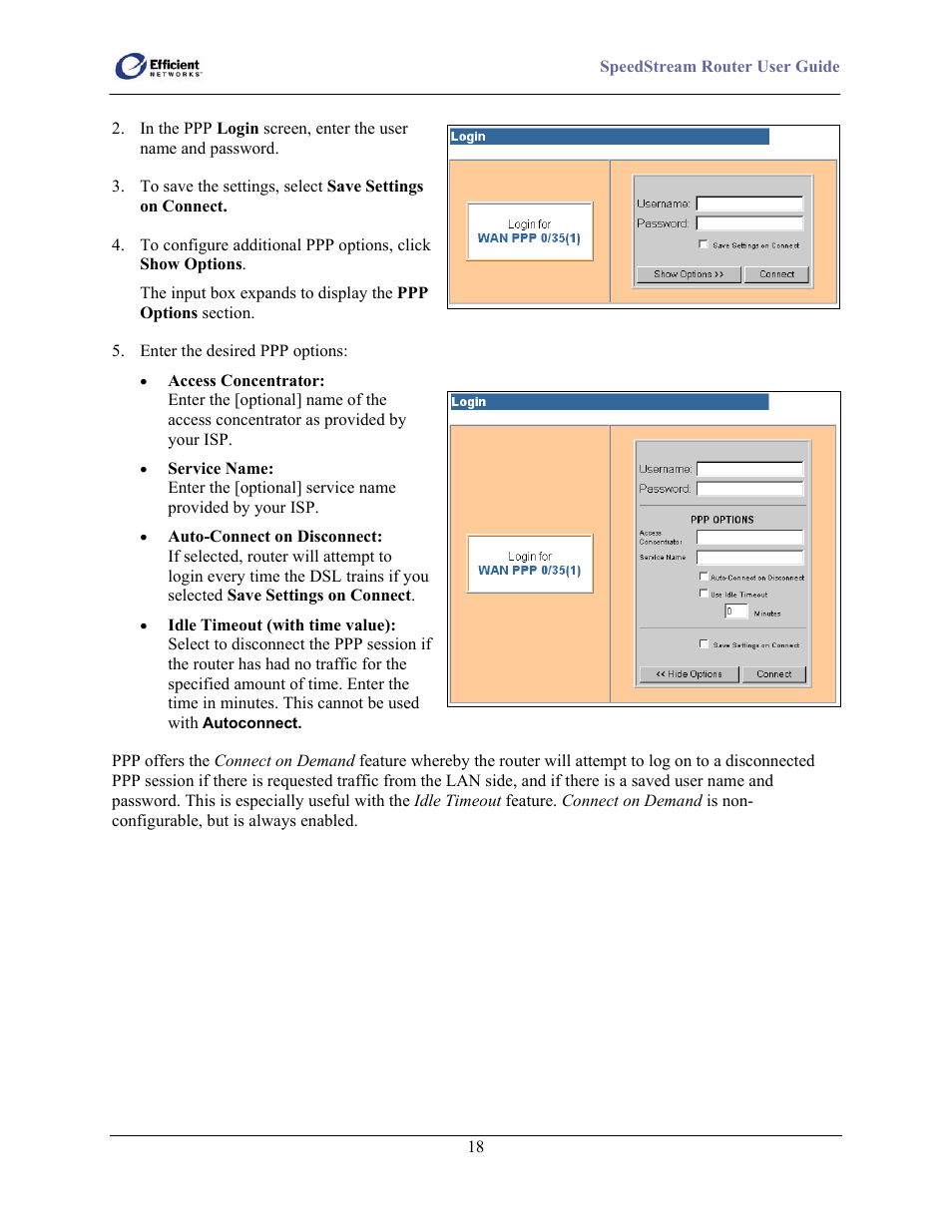 Efficient Networks SpeedStream 5100 Series User Manual | Page 26 / 80