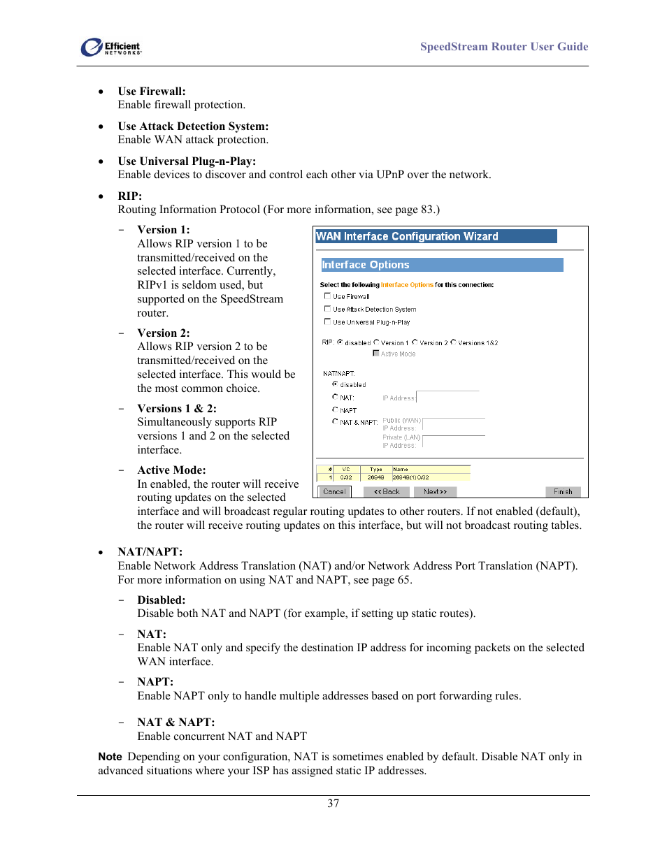 Efficient Networks 5100 Series User Manual | Page 47 / 129