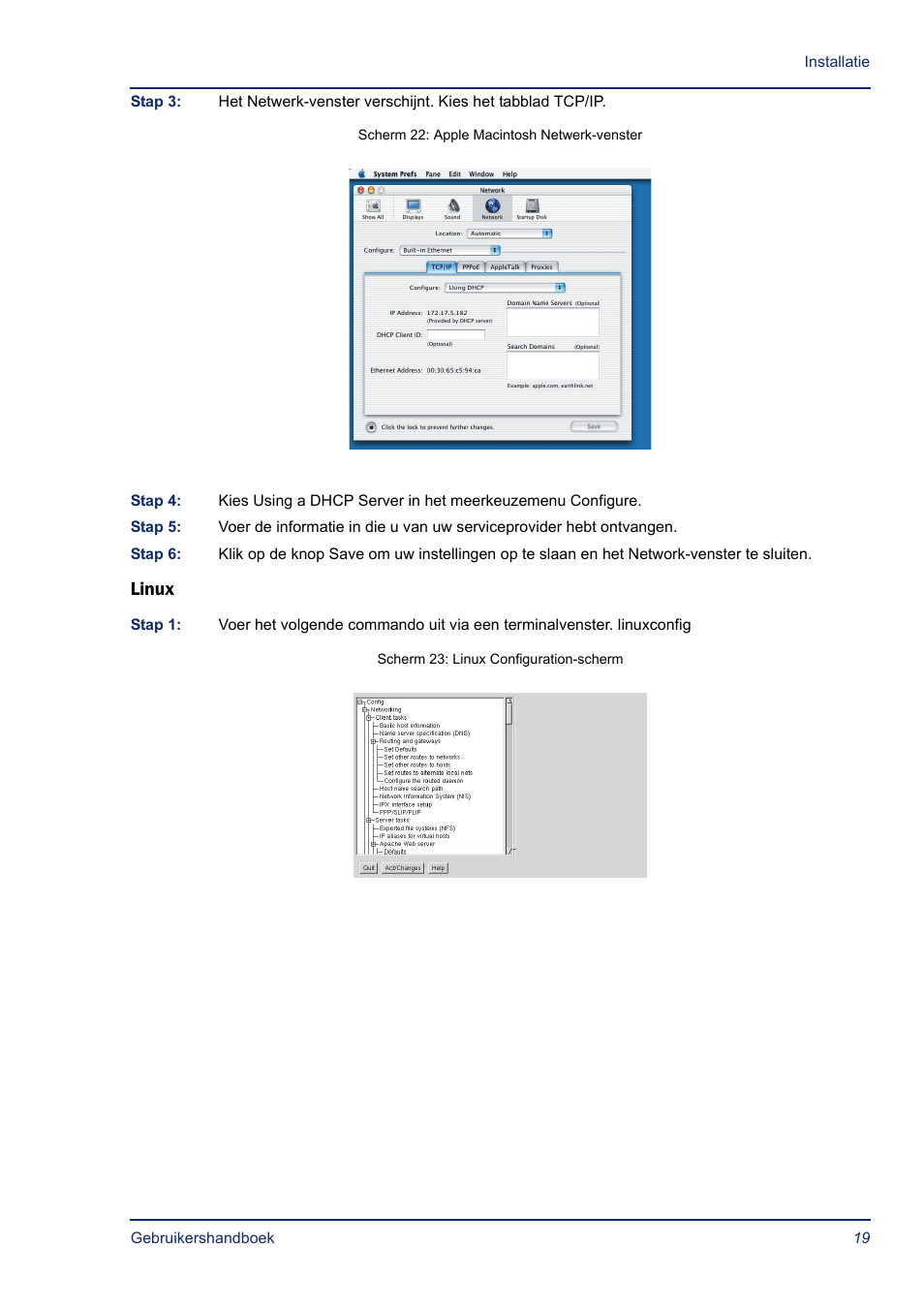 Linux | Efficient Networks SB5835 User Manual | Page 19 / 83