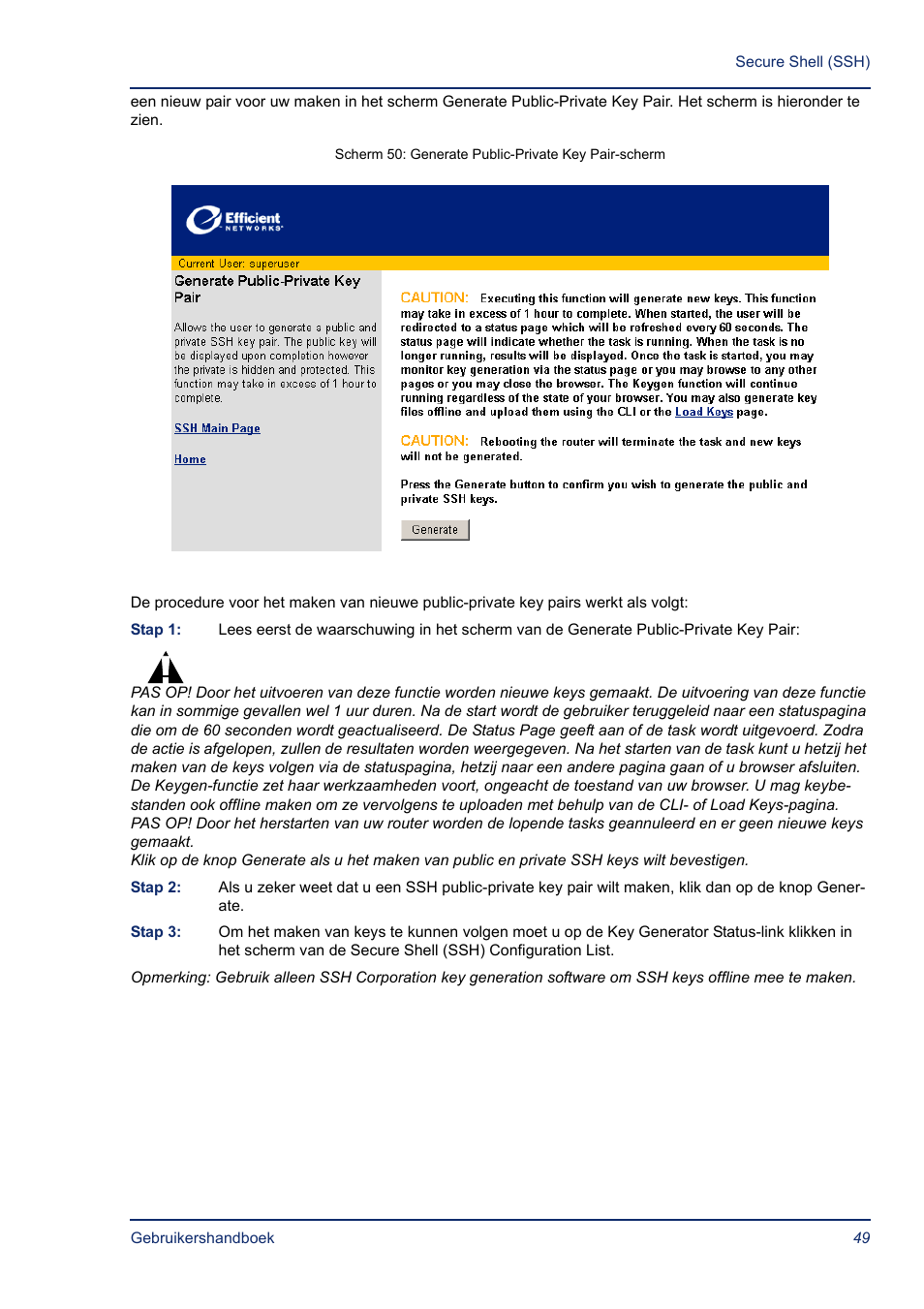 Efficient Networks SB5835 User Manual | Page 49 / 83