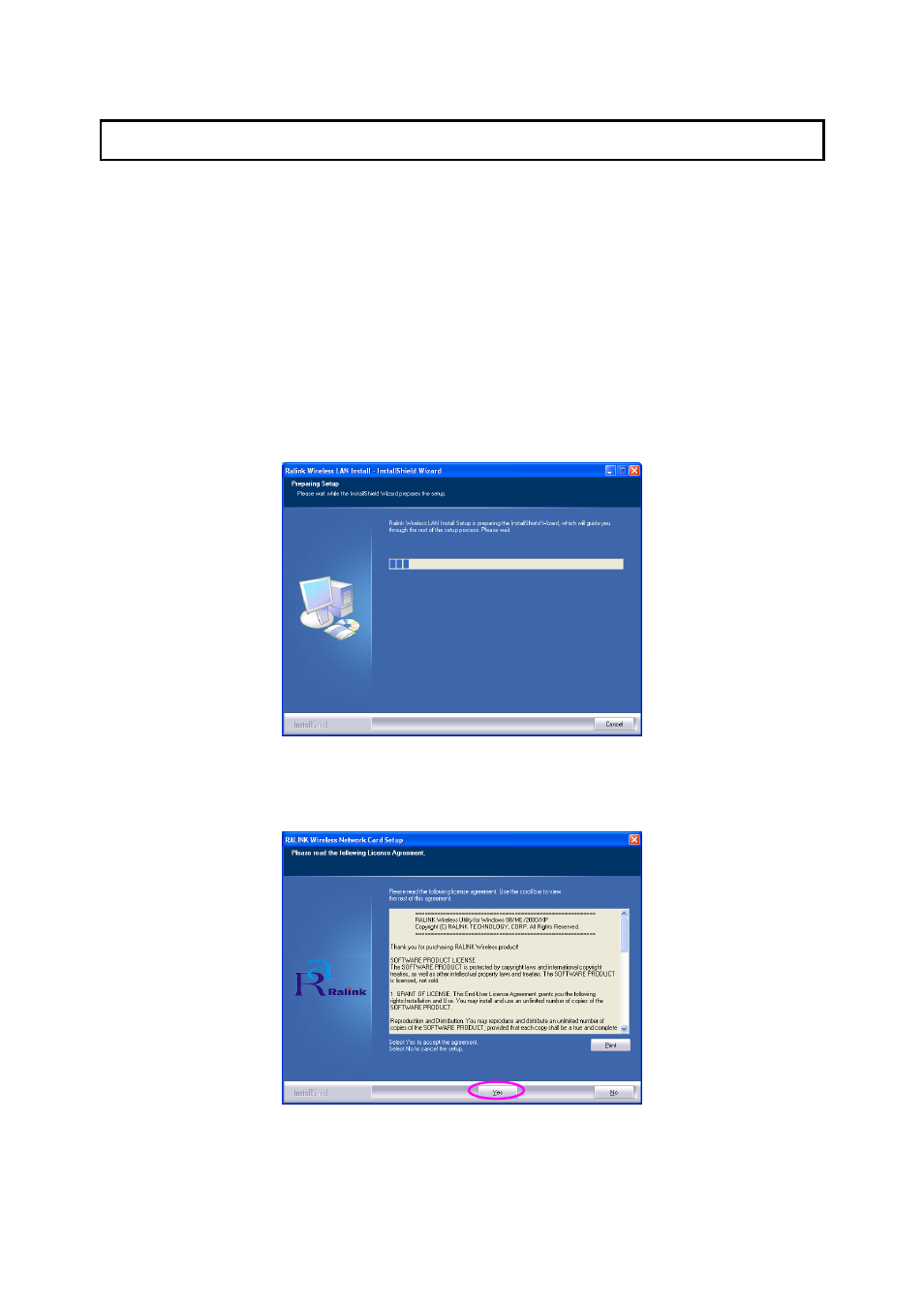 2 installation procedure | Efficient Networks 802.11g Turbo WLAN USB Adapter with RP-SMA Connector User Manual | Page 9 / 43