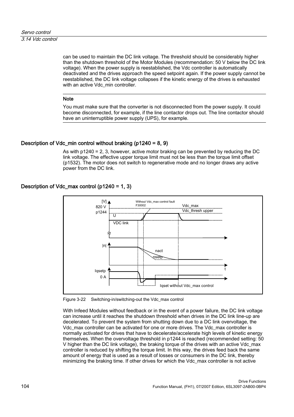 Efficient Networks Siemens Sinamics S120 User Manual | Page 104 / 560