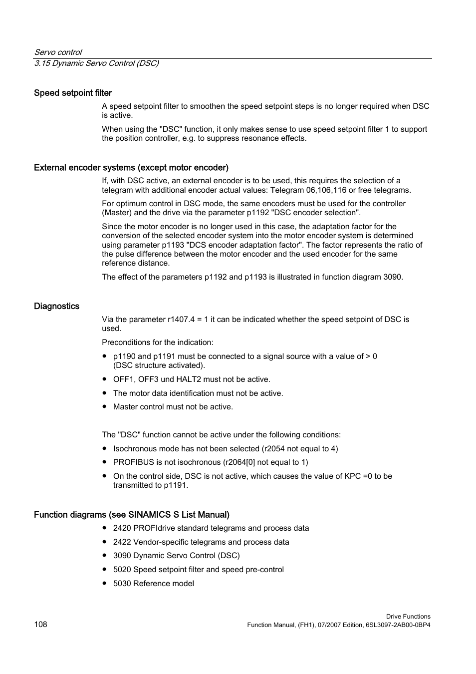 Efficient Networks Siemens Sinamics S120 User Manual | Page 108 / 560