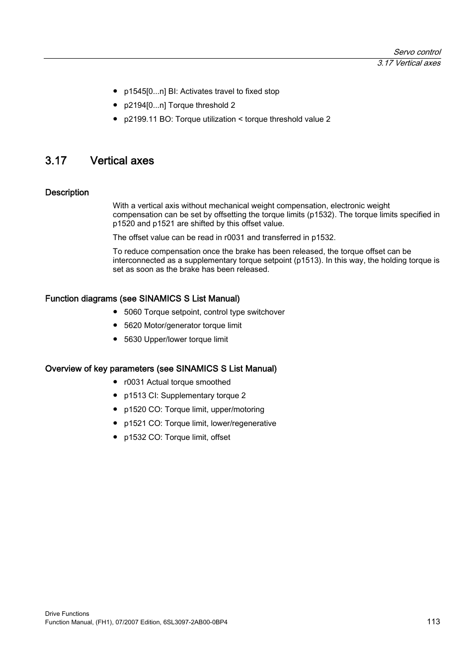 17 vertical axes | Efficient Networks Siemens Sinamics S120 User Manual | Page 113 / 560
