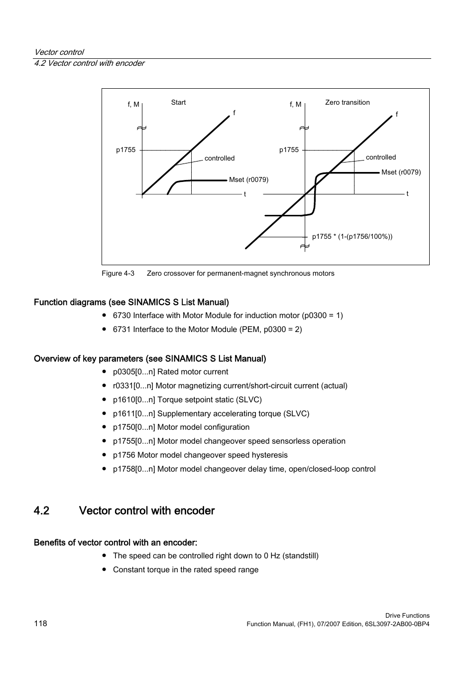 2 vector control with encoder | Efficient Networks Siemens Sinamics S120 User Manual | Page 118 / 560
