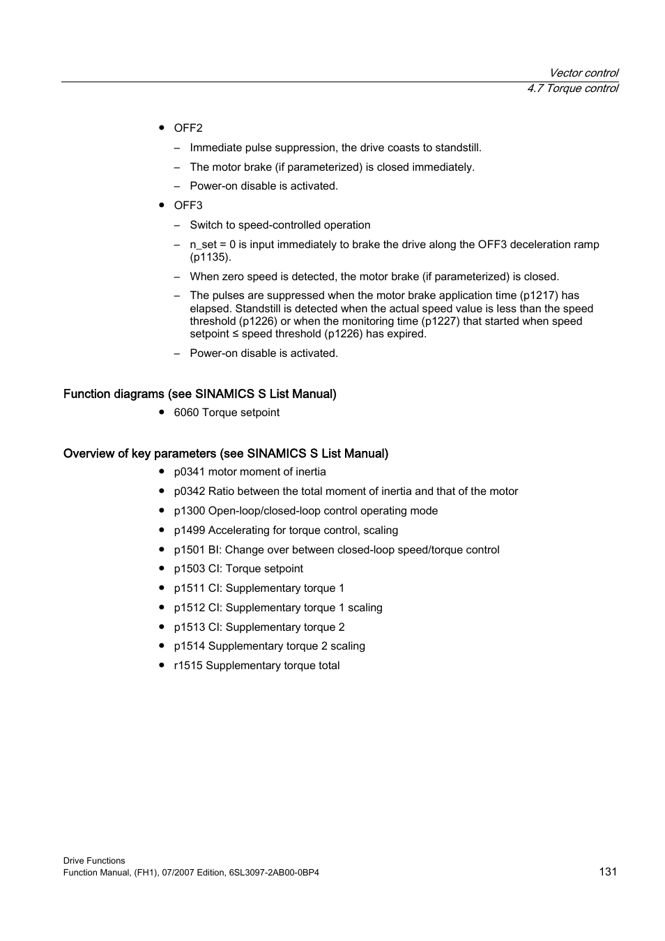 Efficient Networks Siemens Sinamics S120 User Manual | Page 131 / 560