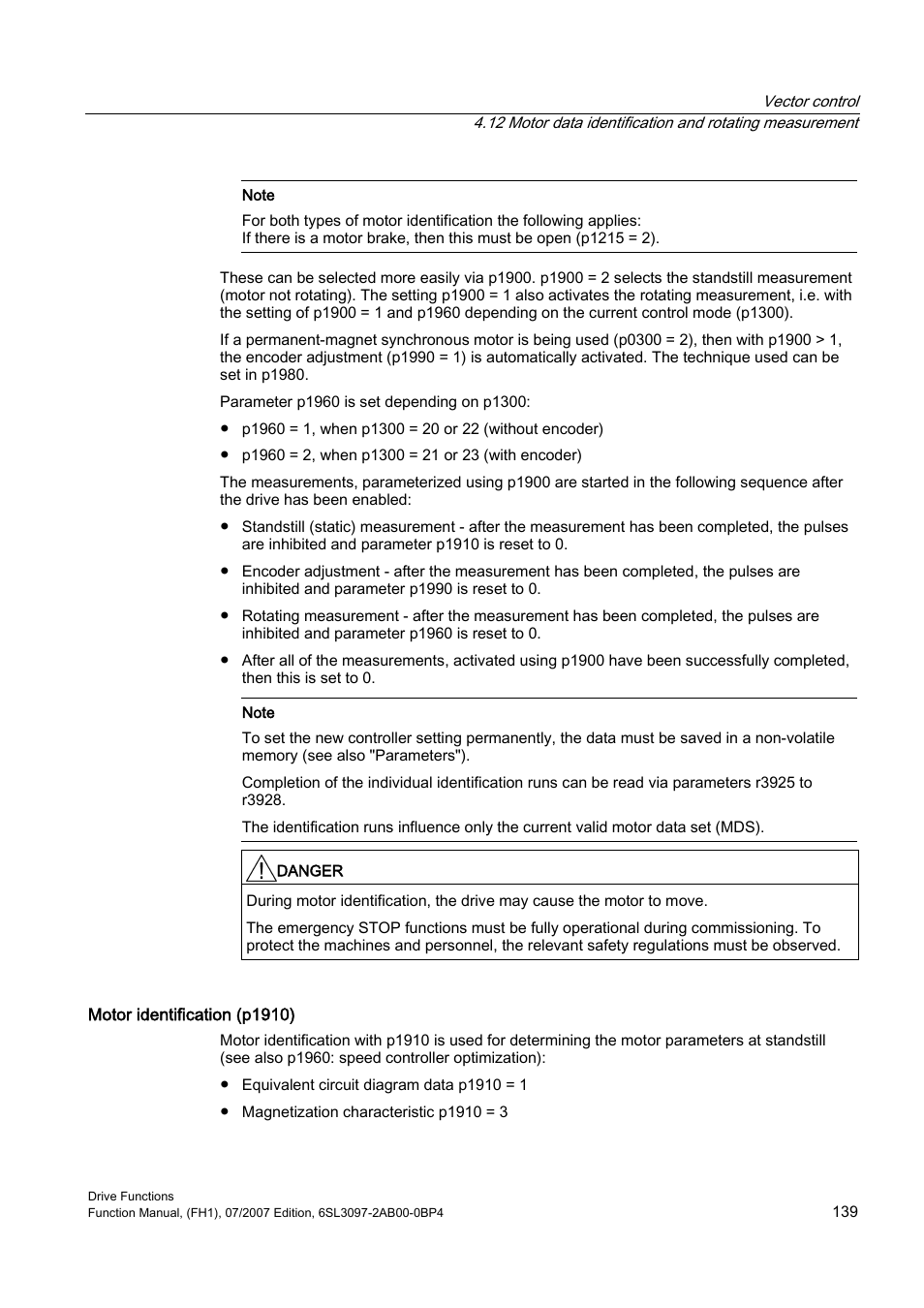 Efficient Networks Siemens Sinamics S120 User Manual | Page 139 / 560