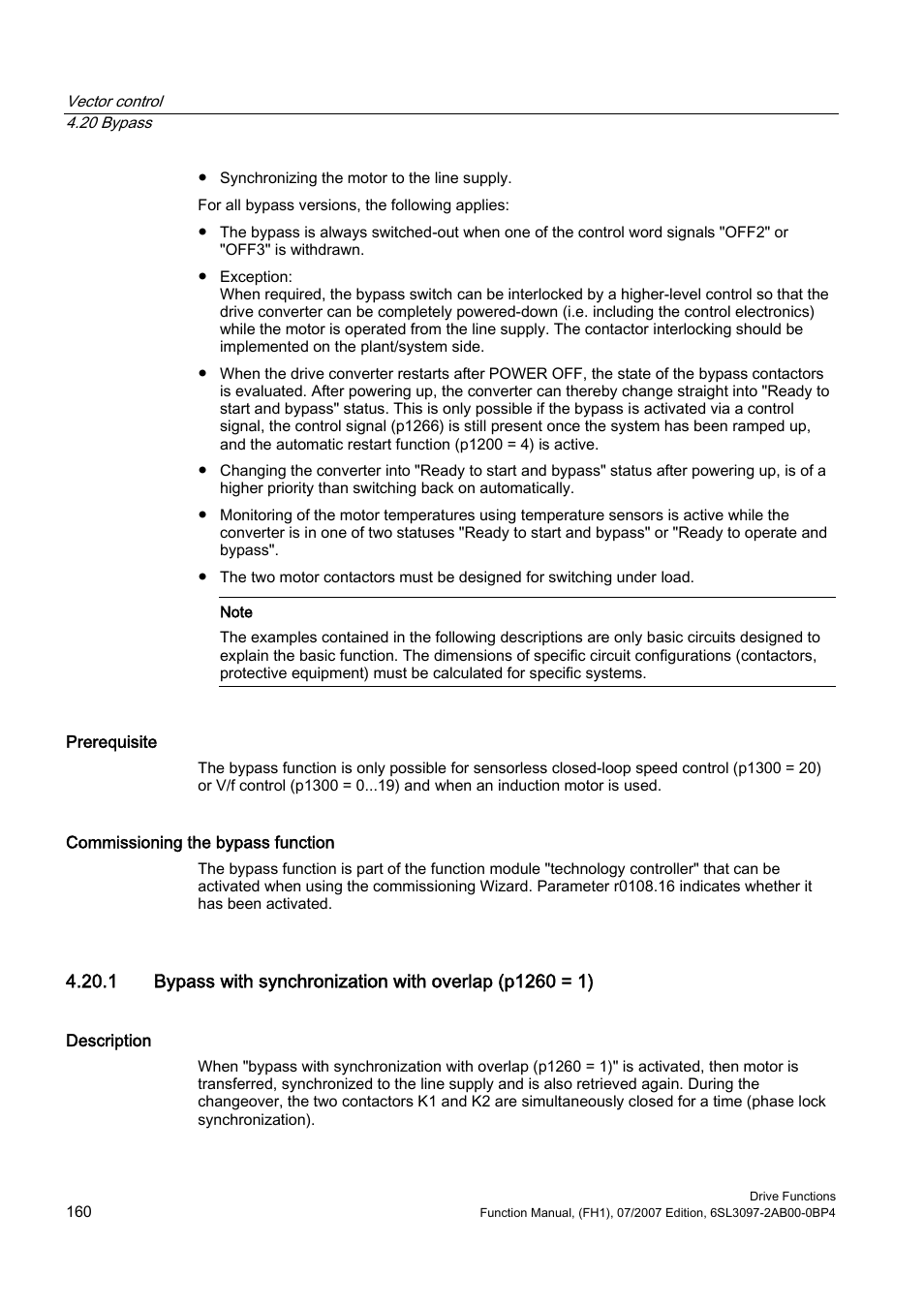 Efficient Networks Siemens Sinamics S120 User Manual | Page 160 / 560