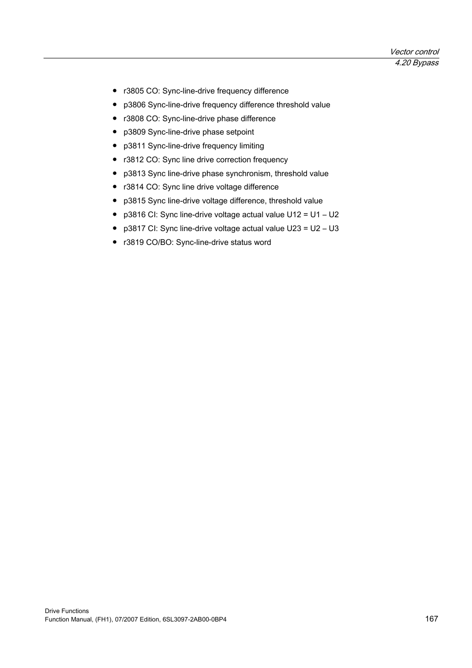 Efficient Networks Siemens Sinamics S120 User Manual | Page 167 / 560