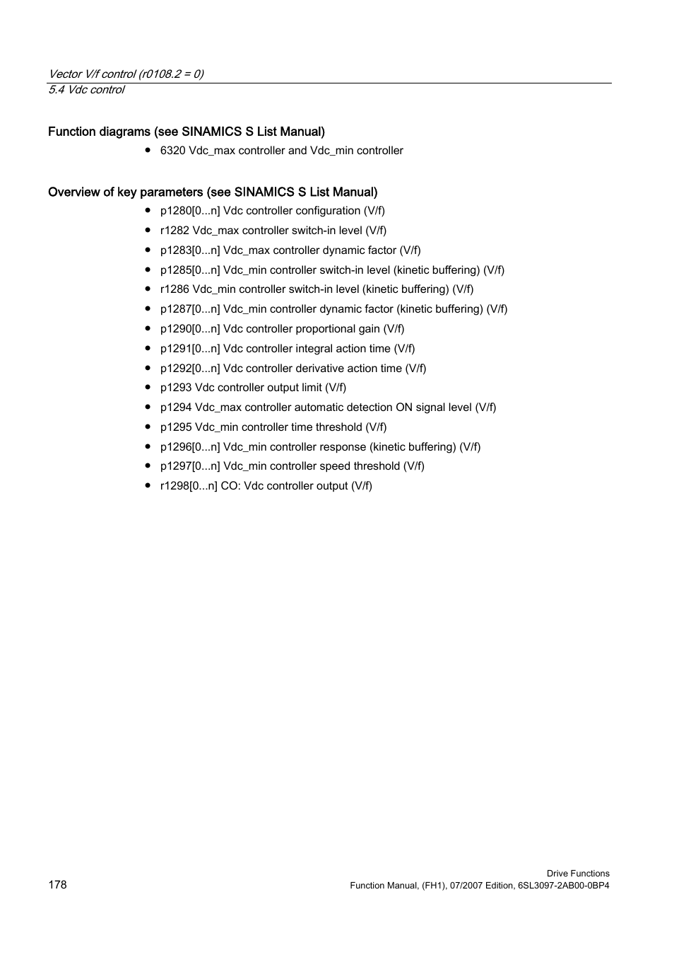 Efficient Networks Siemens Sinamics S120 User Manual | Page 178 / 560
