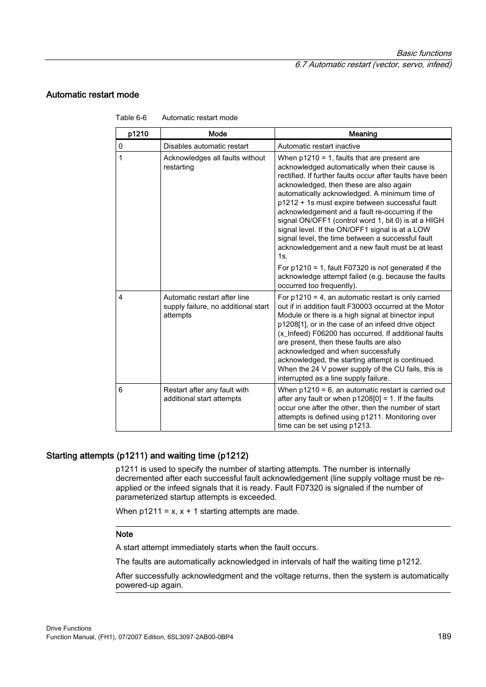 Efficient Networks Siemens Sinamics S120 User Manual | Page 189 / 560