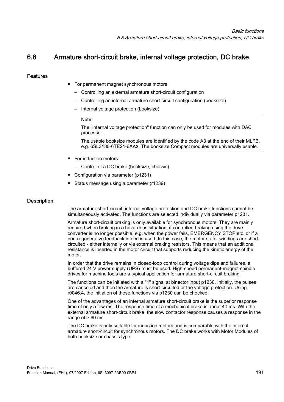 Efficient Networks Siemens Sinamics S120 User Manual | Page 191 / 560