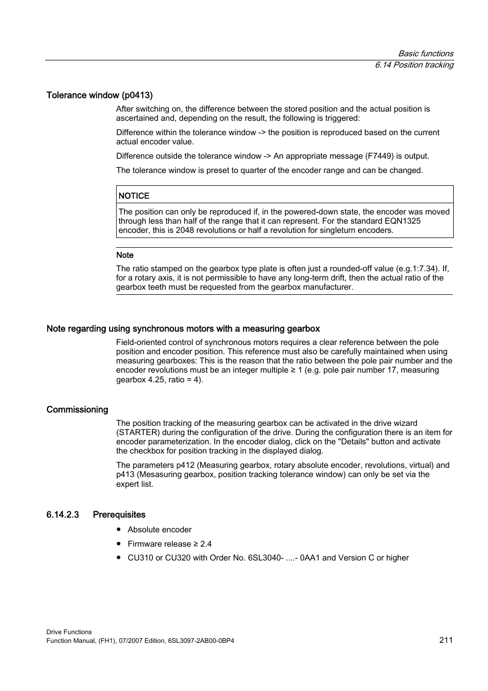 3 prerequisites | Efficient Networks Siemens Sinamics S120 User Manual | Page 211 / 560