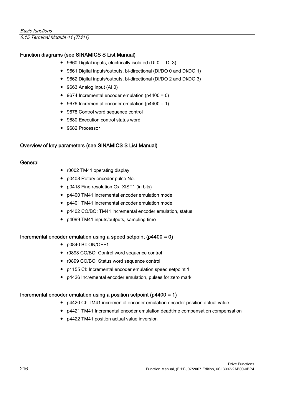 Efficient Networks Siemens Sinamics S120 User Manual | Page 216 / 560