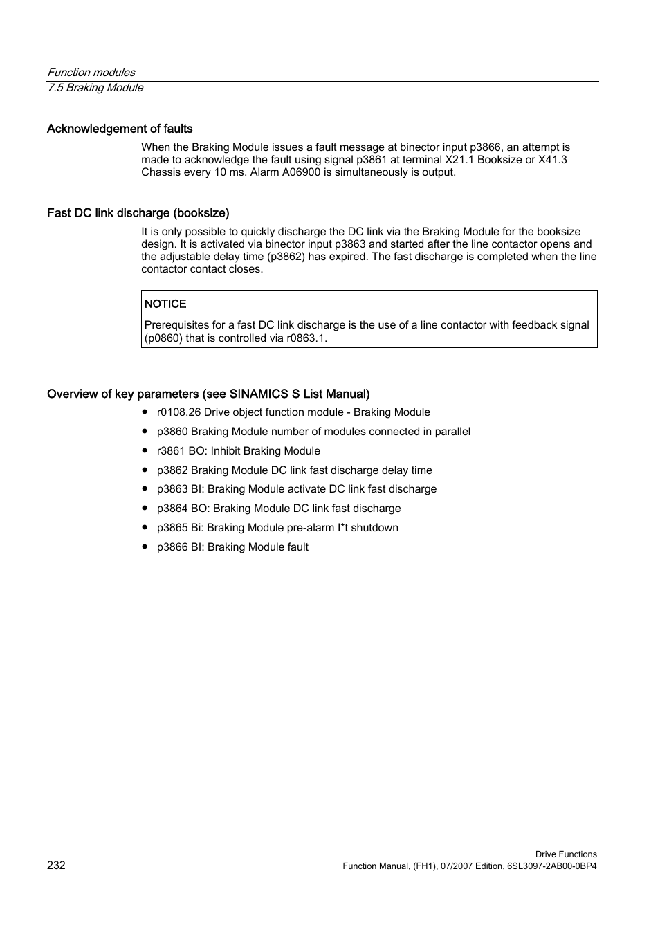 Efficient Networks Siemens Sinamics S120 User Manual | Page 232 / 560