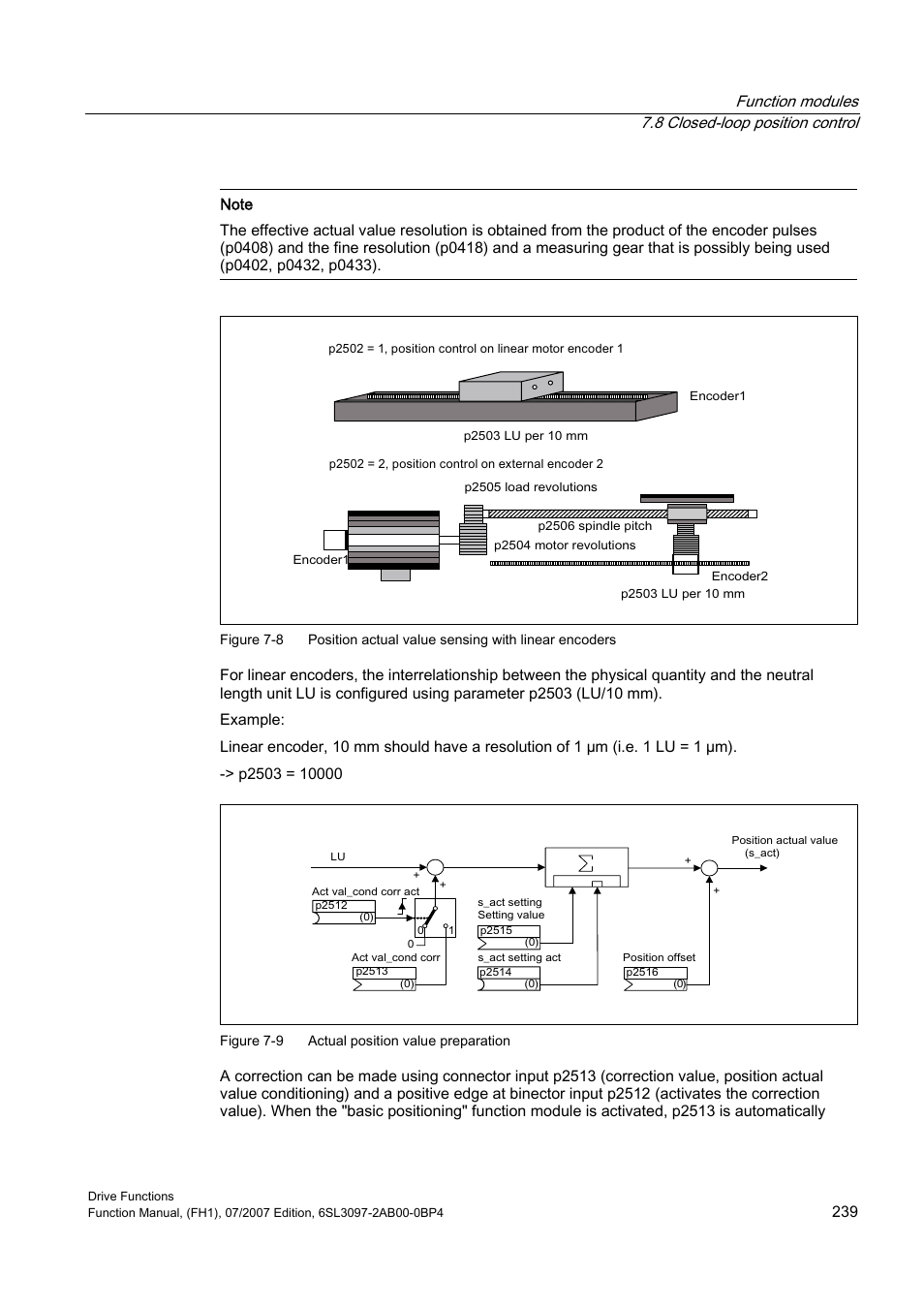 Efficient Networks Siemens Sinamics S120 User Manual | Page 239 / 560
