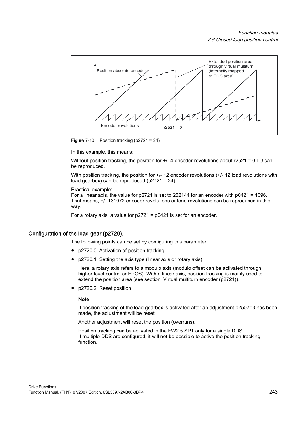 Efficient Networks Siemens Sinamics S120 User Manual | Page 243 / 560
