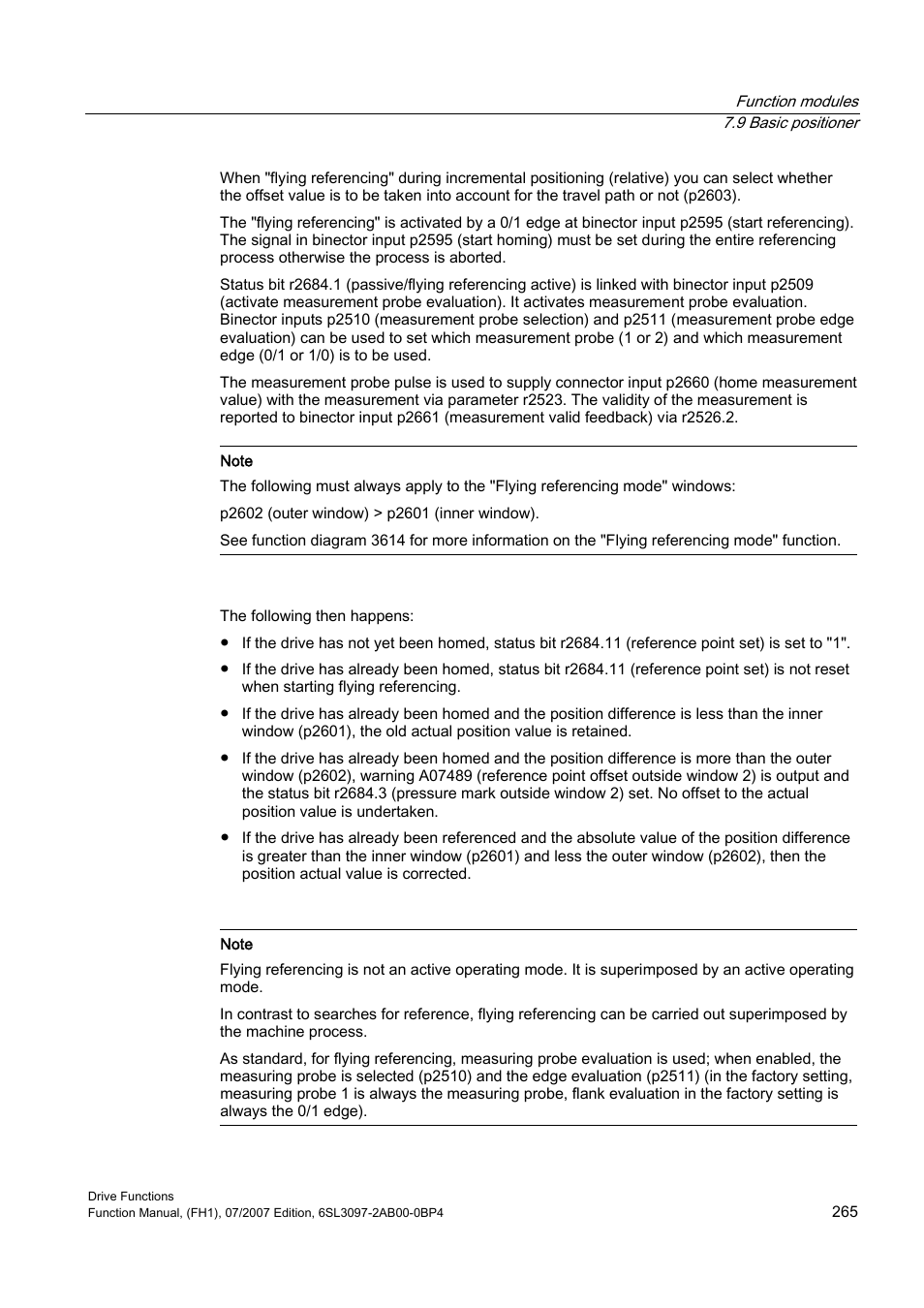 Efficient Networks Siemens Sinamics S120 User Manual | Page 265 / 560