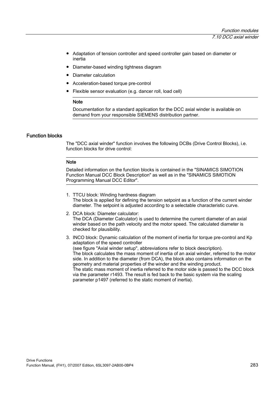 Efficient Networks Siemens Sinamics S120 User Manual | Page 283 / 560