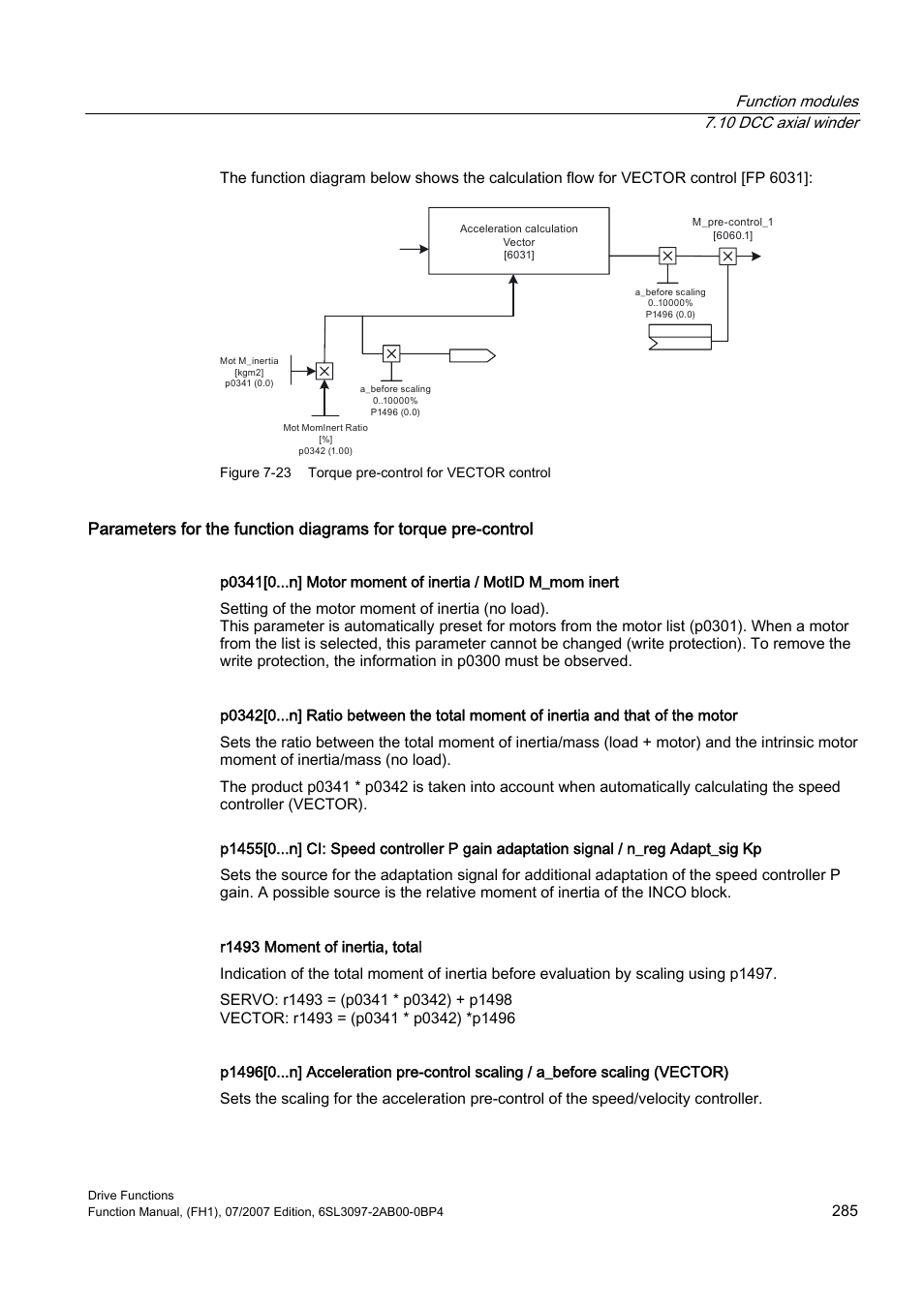 Efficient Networks Siemens Sinamics S120 User Manual | Page 285 / 560