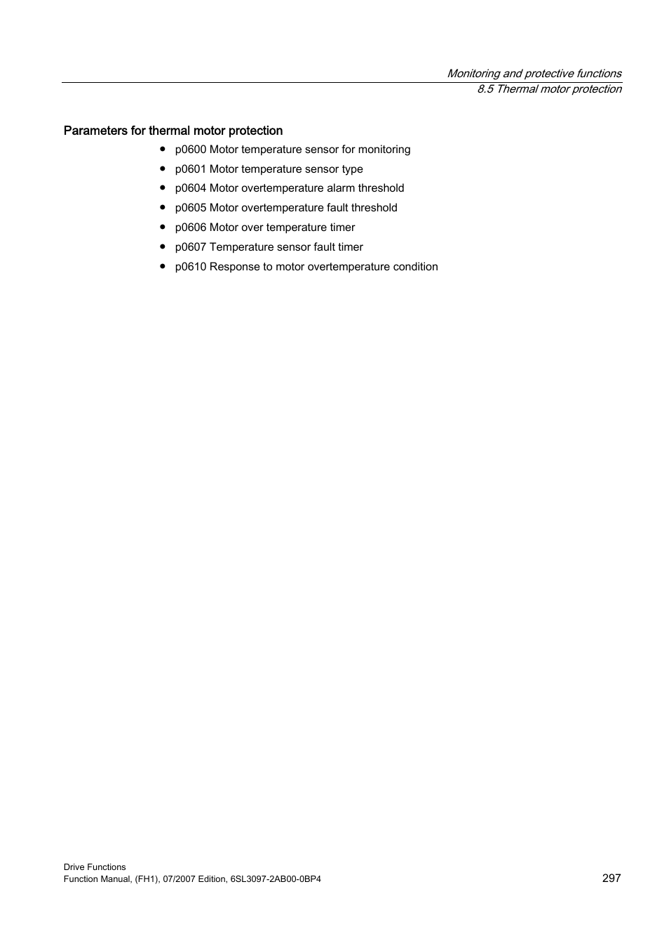 Efficient Networks Siemens Sinamics S120 User Manual | Page 297 / 560