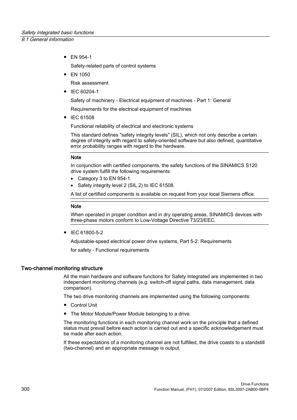 Efficient Networks Siemens Sinamics S120 User Manual | Page 300 / 560