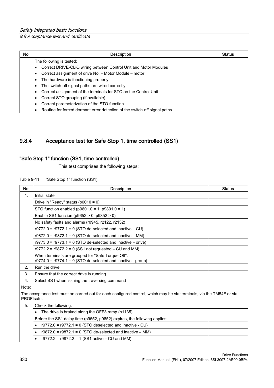 Efficient Networks Siemens Sinamics S120 User Manual | Page 330 / 560