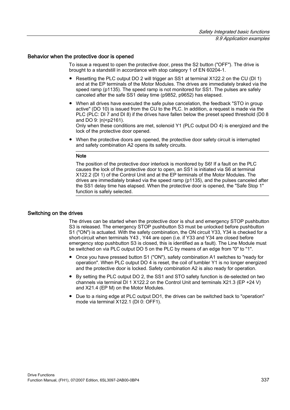 Efficient Networks Siemens Sinamics S120 User Manual | Page 337 / 560
