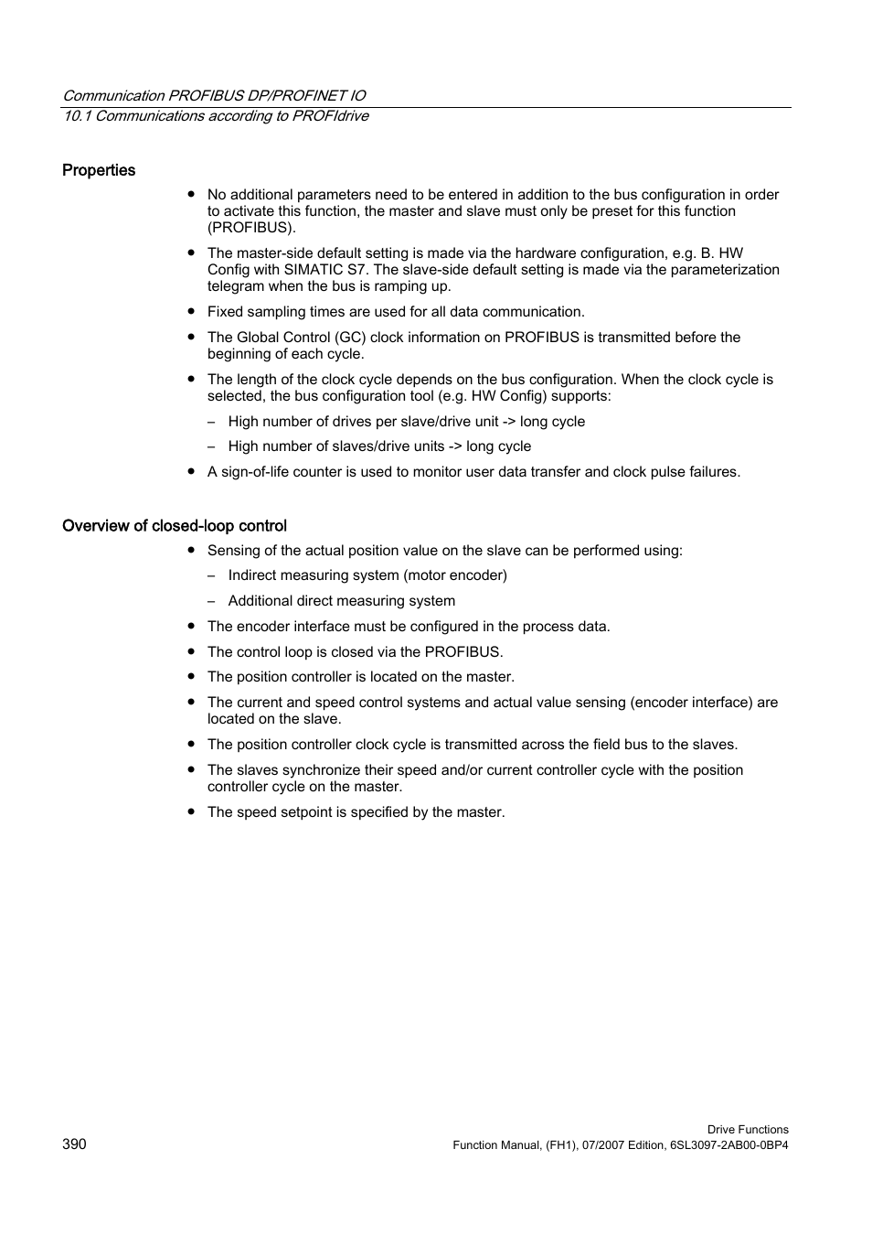 Efficient Networks Siemens Sinamics S120 User Manual | Page 390 / 560