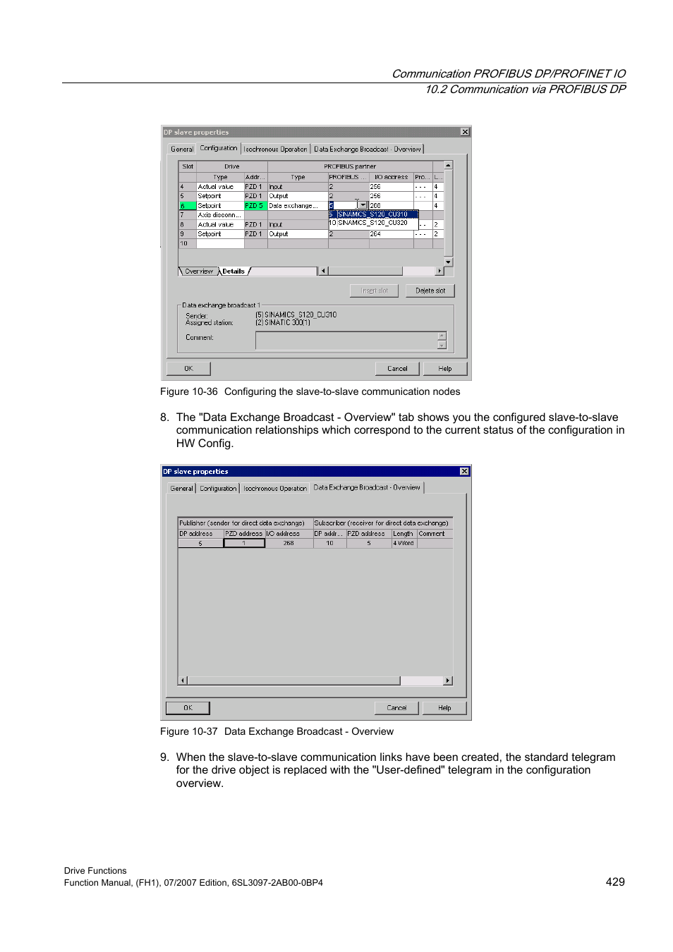 Efficient Networks Siemens Sinamics S120 User Manual | Page 429 / 560