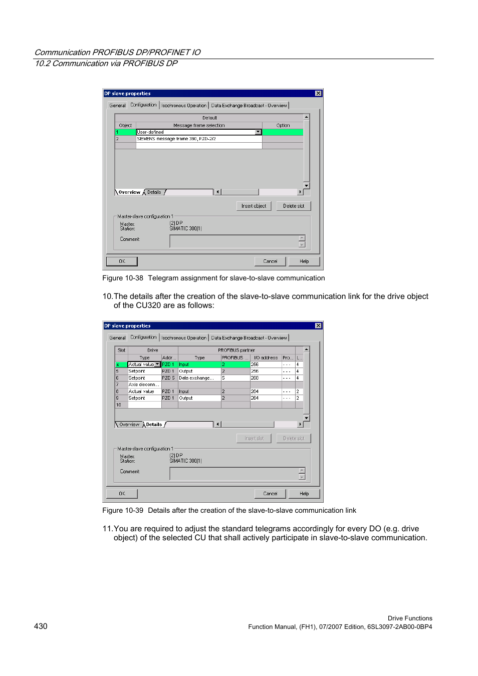 Efficient Networks Siemens Sinamics S120 User Manual | Page 430 / 560