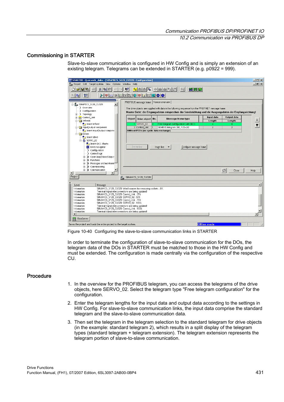Efficient Networks Siemens Sinamics S120 User Manual | Page 431 / 560