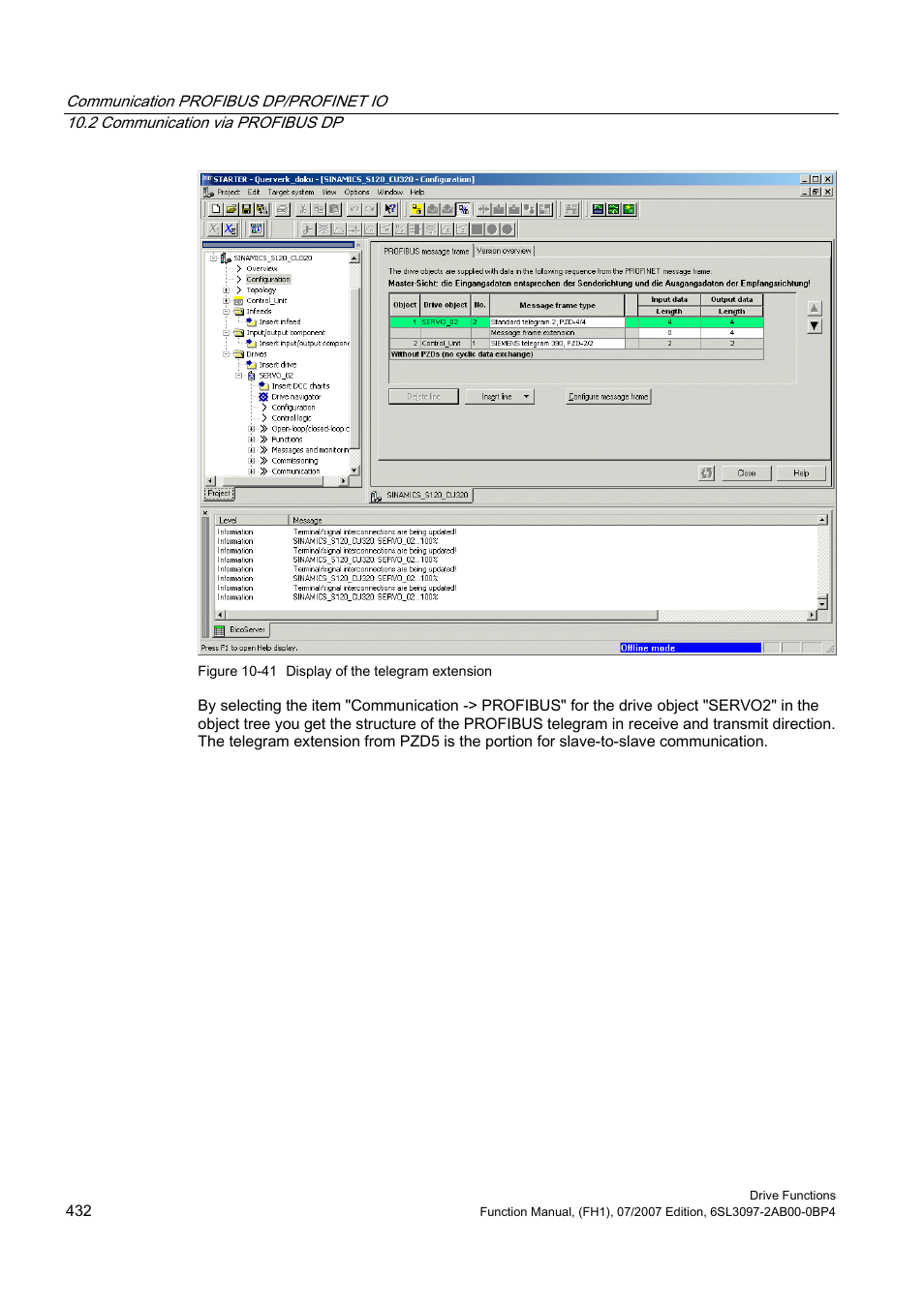 Efficient Networks Siemens Sinamics S120 User Manual | Page 432 / 560