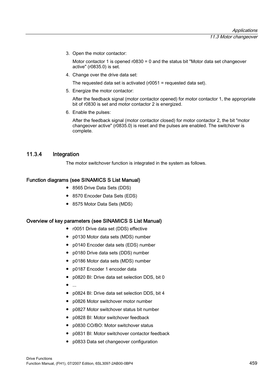 4 integration | Efficient Networks Siemens Sinamics S120 User Manual | Page 459 / 560