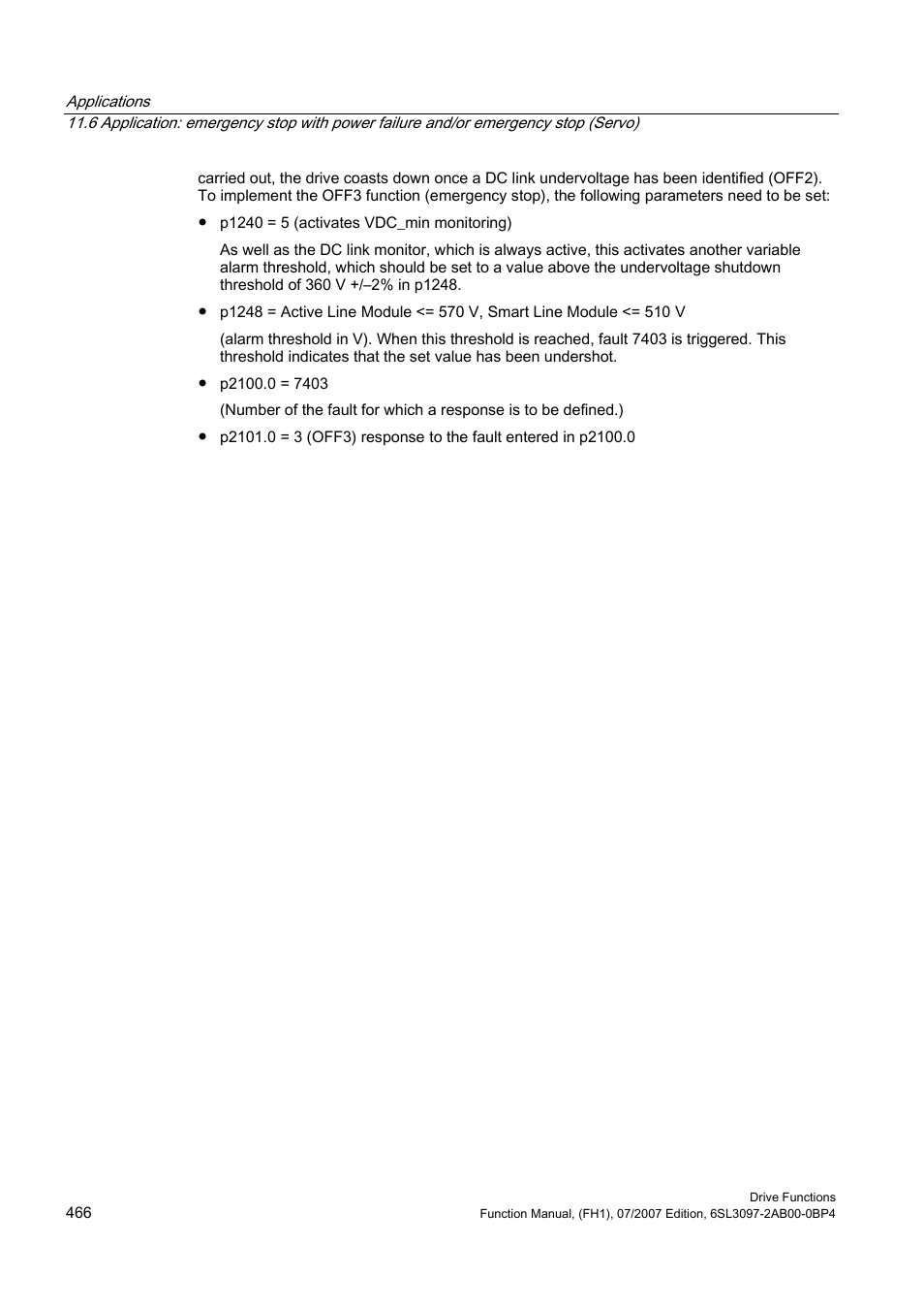 Efficient Networks Siemens Sinamics S120 User Manual | Page 466 / 560