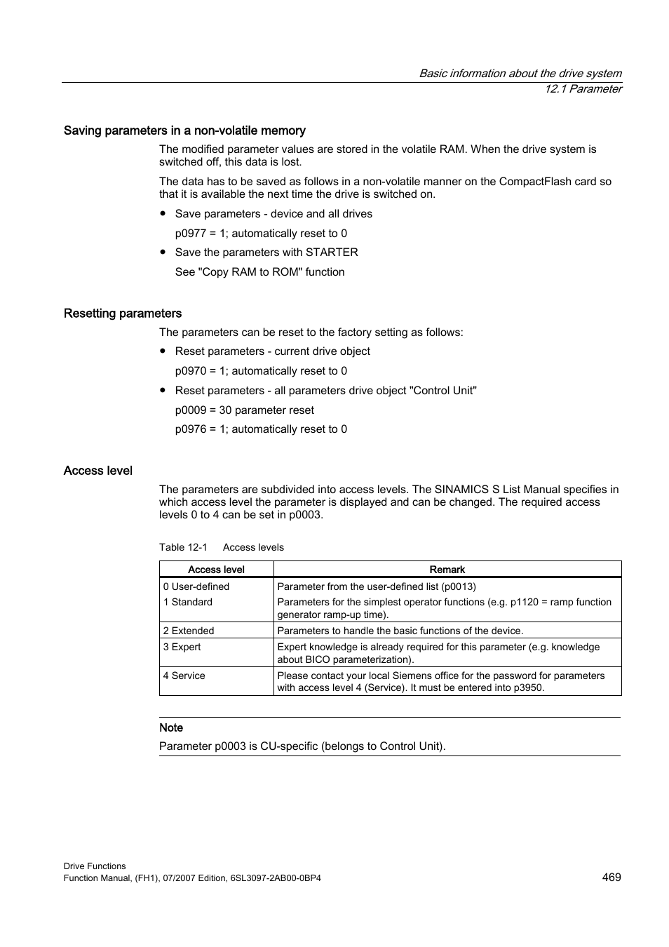 Efficient Networks Siemens Sinamics S120 User Manual | Page 469 / 560
