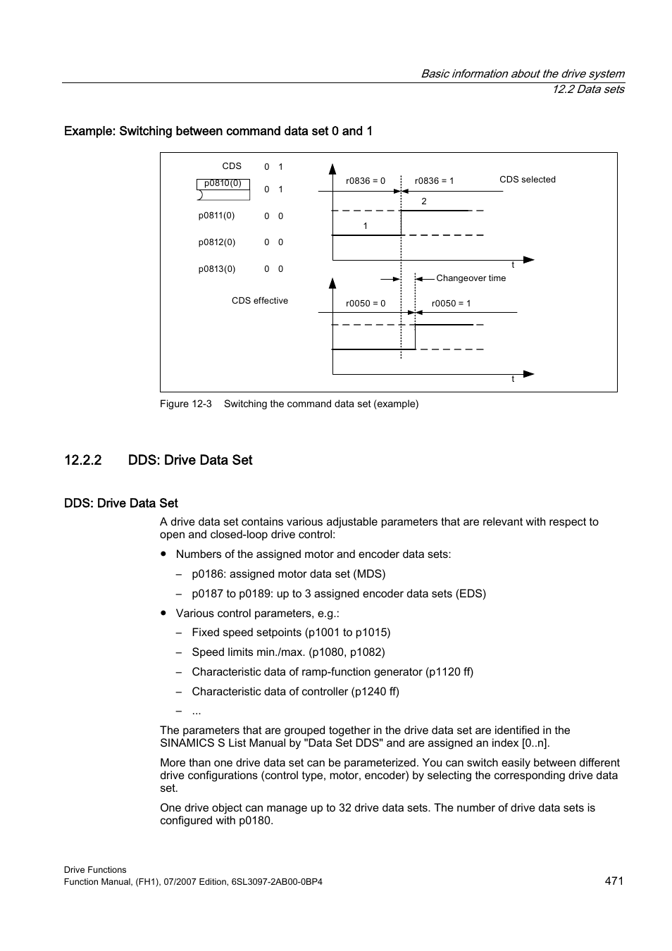 2 dds: drive data set | Efficient Networks Siemens Sinamics S120 User Manual | Page 471 / 560