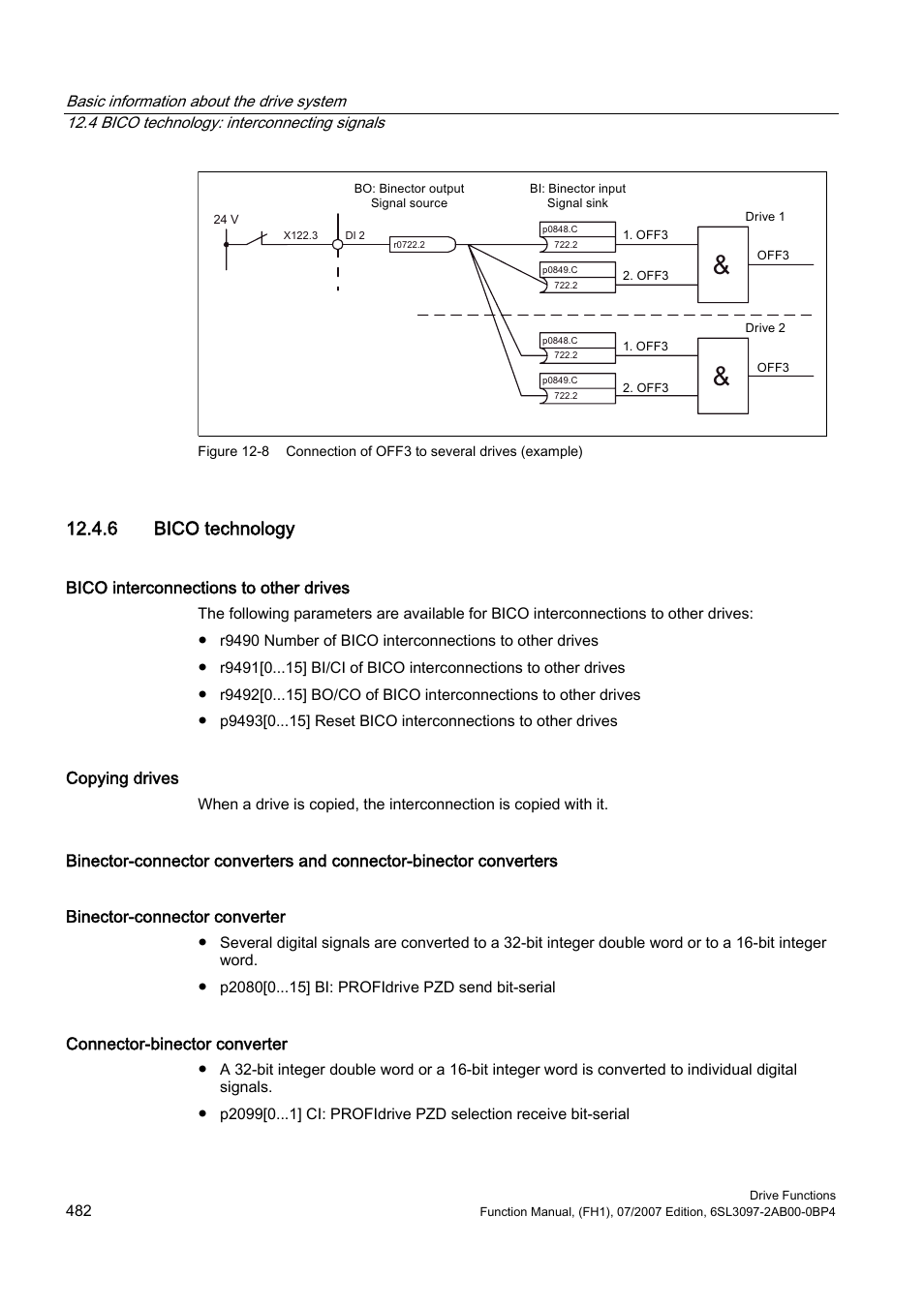 6 bico technology | Efficient Networks Siemens Sinamics S120 User Manual | Page 482 / 560