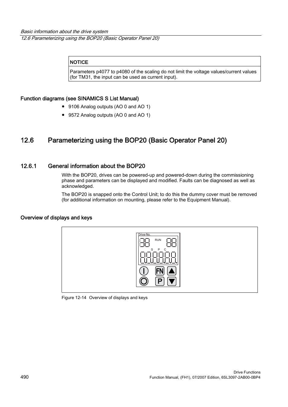 1 general information about the bop20 | Efficient Networks Siemens Sinamics S120 User Manual | Page 490 / 560